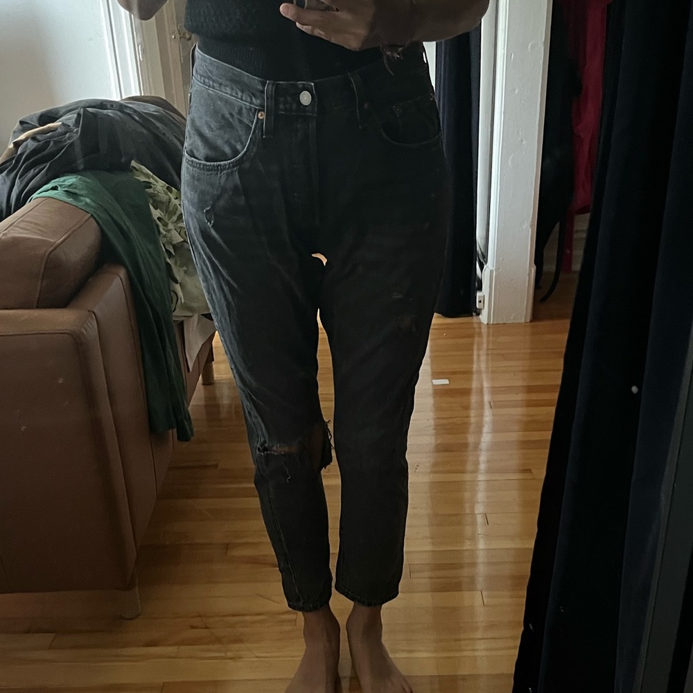 Levi’s Gray Denim Jeans 501 skinny
